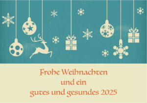 Weihnachtskarte 2024 und gutes 2025